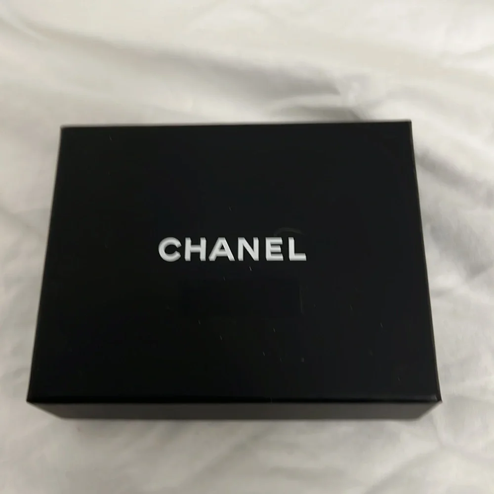 Chanel gold pearl and crystal necklace